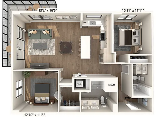Floor plan B10-Scheme2