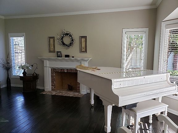 Living Room with Fireplace 