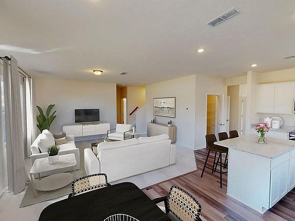 Builder's picture. Actual home is a mirror image of this home.