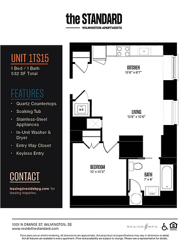 Floor plan 1TS15