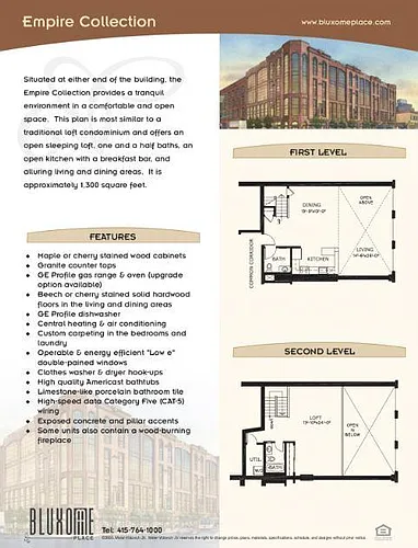 Floor plan Empire (Loft)