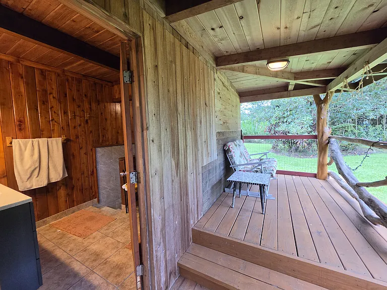 Entrance to the bathroom
