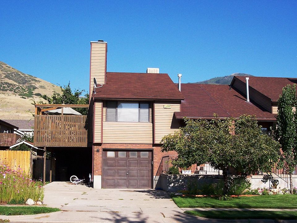 The front of the house.