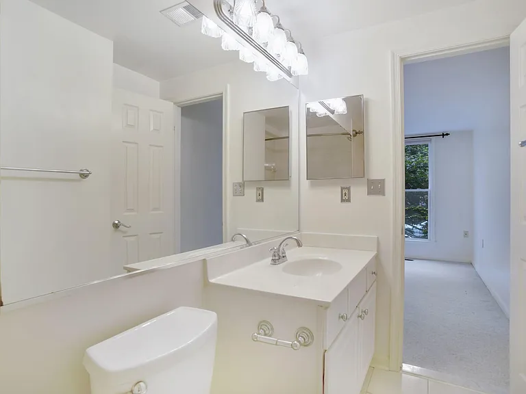 Master bath, 2nd floor. Photo taken from bathtub.