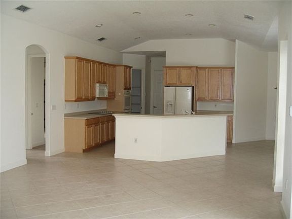 Family room open to kitchen