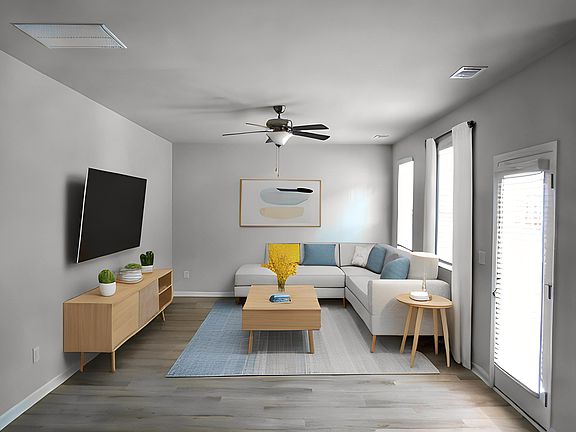 Living room picture is Virtually Staged actual furniture will be provided soon!