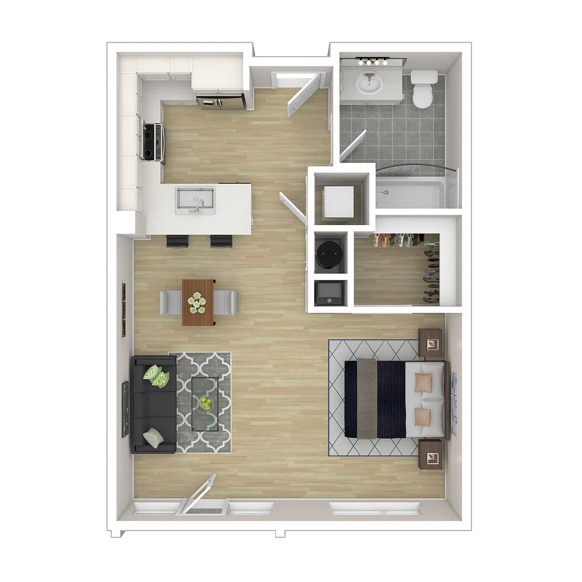 Floor plan SA-5 Studio