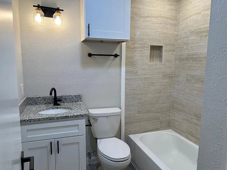 Framed Mirrors are included in these fabulous baths.