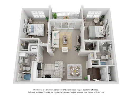 Floor plan Hideaway
