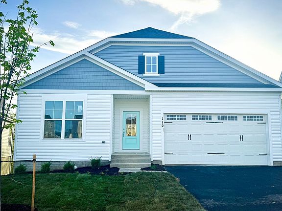 The exterior of the Pendleton single family home by Brookfield Residential at Snowden Bridge II.