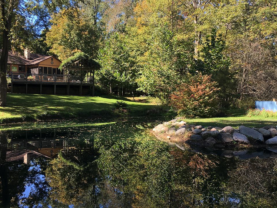 View from yard to house