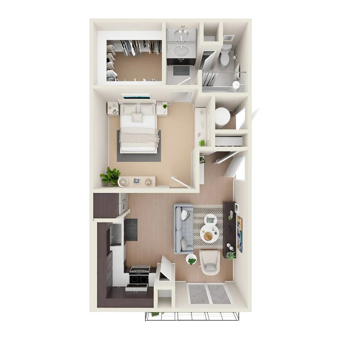 Floor plan E1