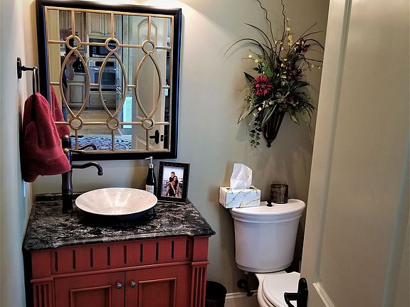 Half bath on the main level.