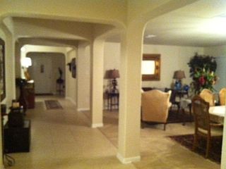 Entryway, living and dinning