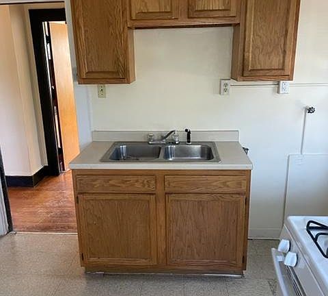 Washing machine hook up next to cabinet