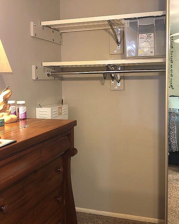 New closet system: Bedroom 2