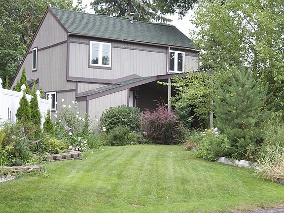 Landscaped lawn