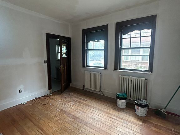 Apartment is getting freshly new paint.