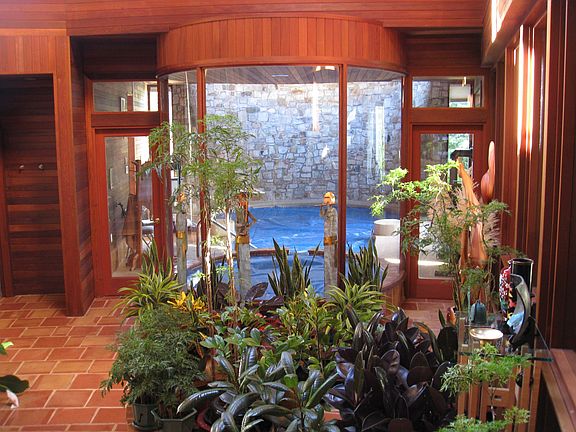 Foyer into Indoor Pool
