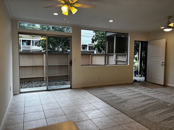 dinning area and patio door