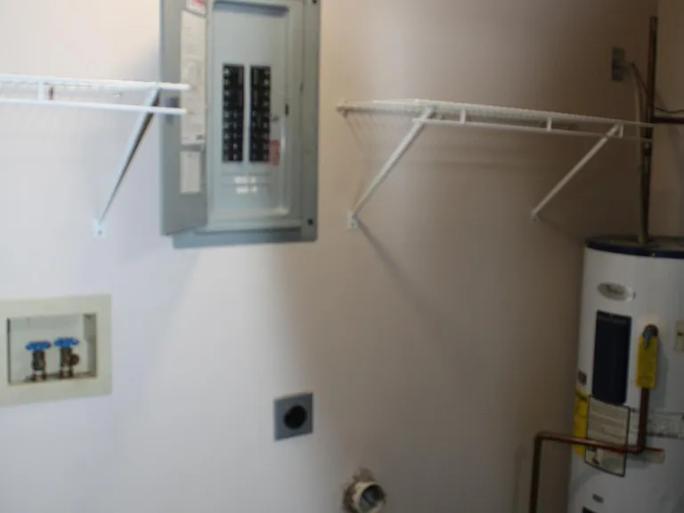 Washer and dryer room/storage
