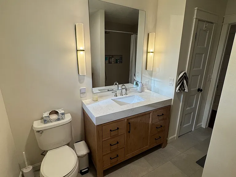 New primary bathroom renovation