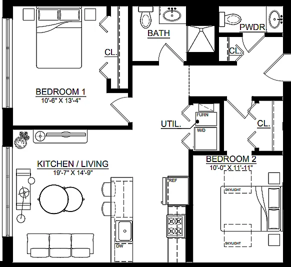 160.303 - Unit floor plan - Photo 160.303 - Unit floor plan - Photo