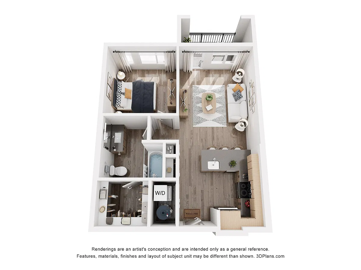 Floor plan A1A