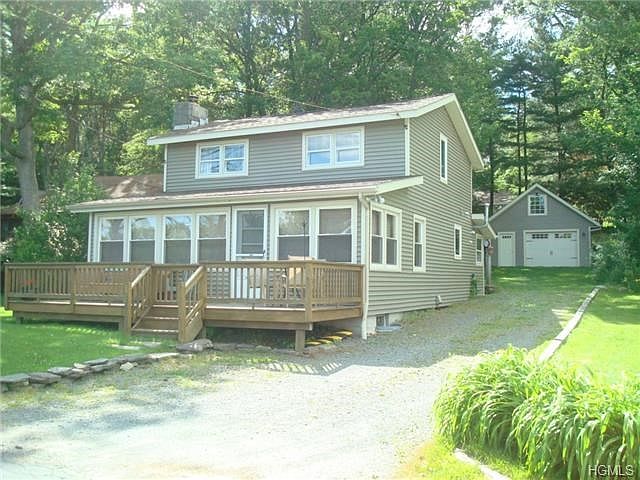 Outside front