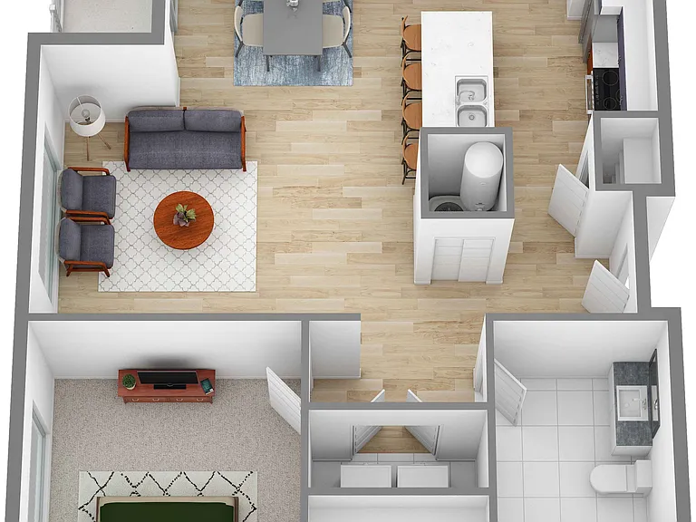 Sanibel 2 | 1 Bedroom | 1 Bath | 759 SF Sanibel 2 | 1 Bedroom | 1 Bath | 759 SF