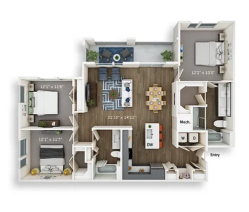 Floor plan C1