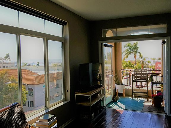 Living room and balcony