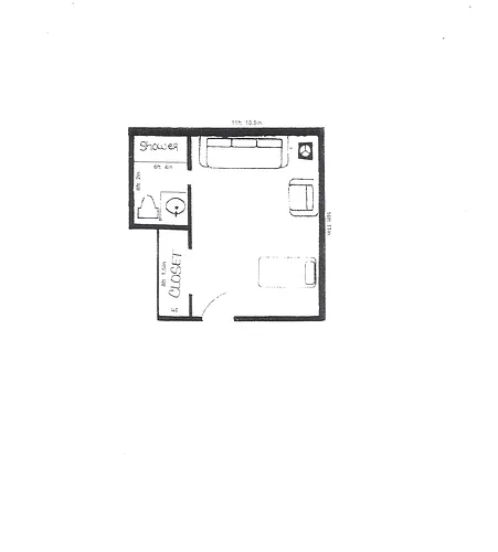 Floor plan Studio Apartments