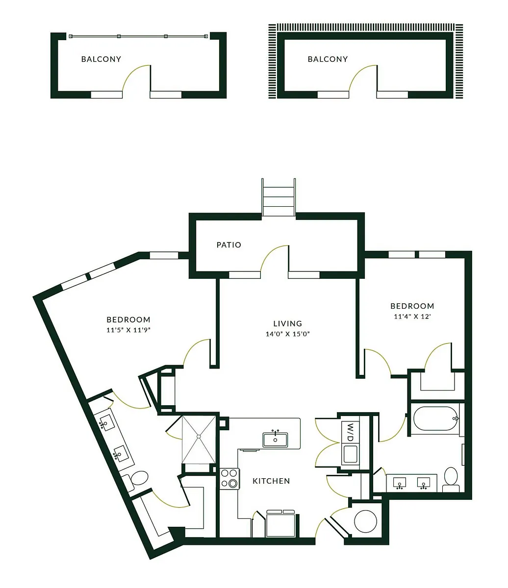 Floor plan B2J