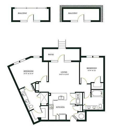Floor plan B2J