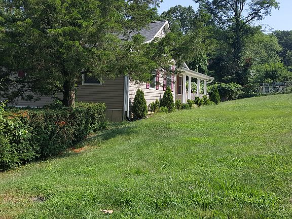 Large front lawn