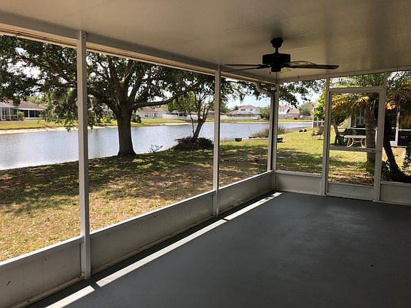 Lanai overlooking lake