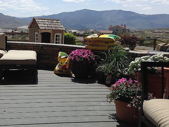 Rock wall xtra seating- VIEW