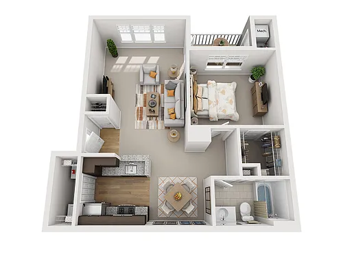 Floor plan Aster Gardens (A1B)