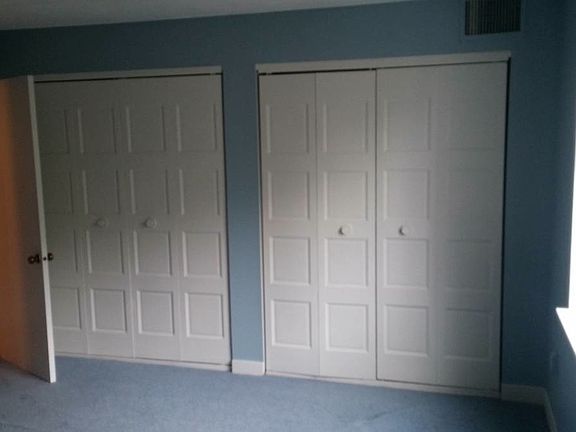 Master bedroom closets