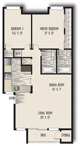 Floor plan The Broadway