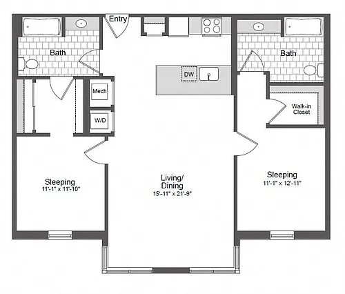 Floor plan B15