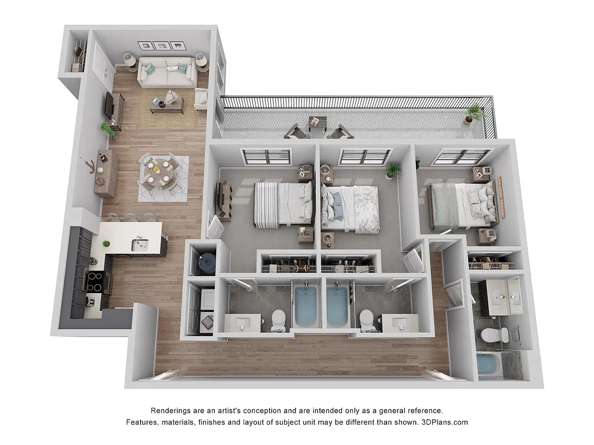 Floor plan A-3A2