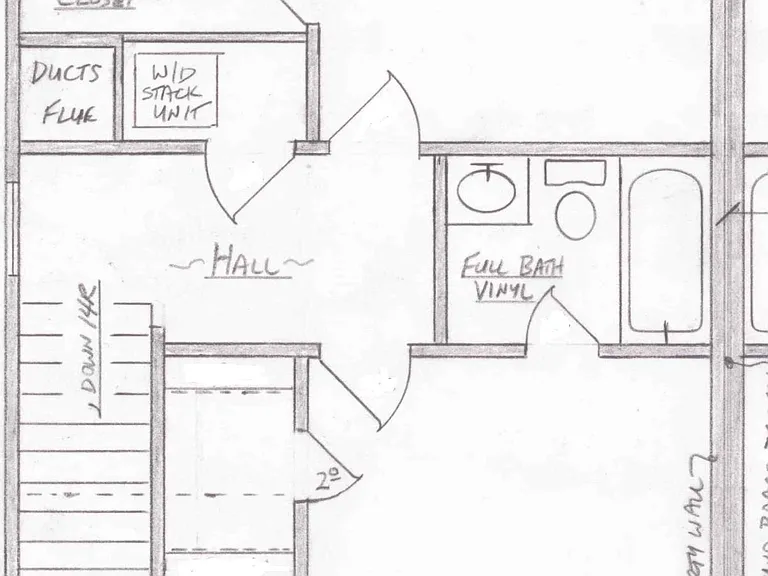 3rd floor is 2 bedrooms with private baths and laundry suppl