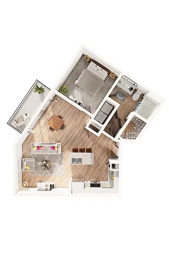 Floor plan A1E