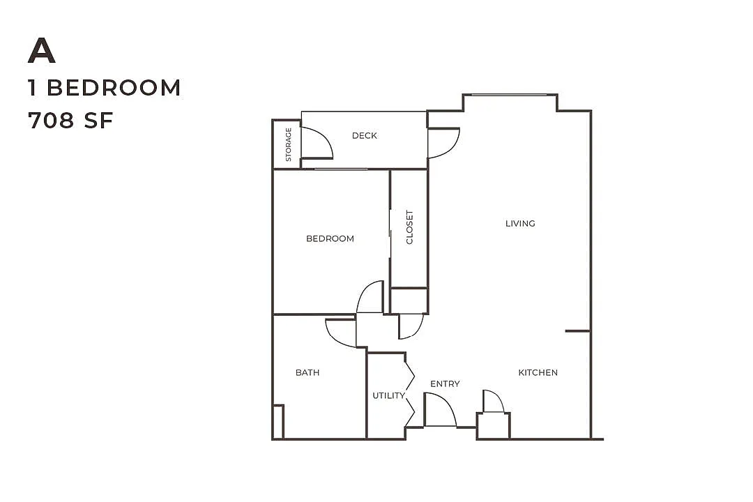 Floor plan 1X1 A