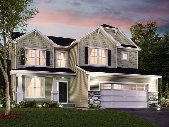 Dearborn Elevation C - Stone