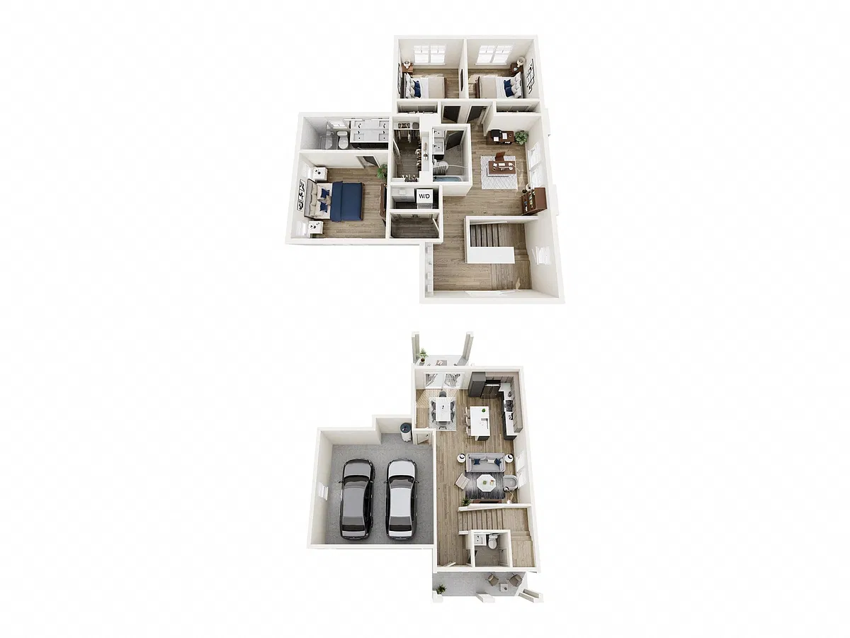 Floor plan 3 Bedroom + Loft