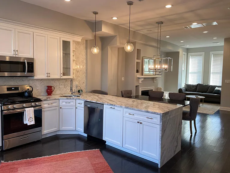 Very large open fully equipped kitchen. Perfect for family and entertaining!