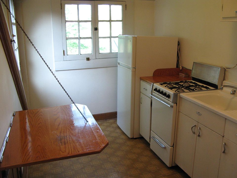 Kitchen looking out to Atlanta skyline